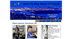 Desktop Screenshot of learntoplaypianovancouver.com